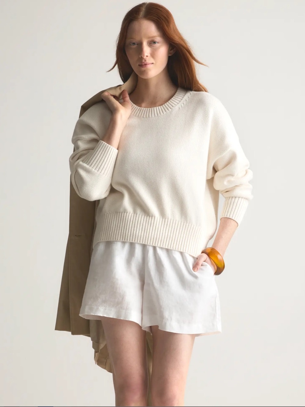 Organic Cotton Boyfriend Crew